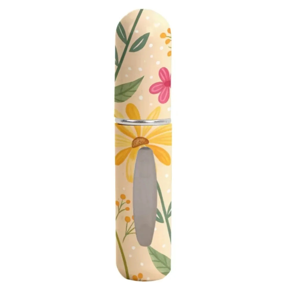 5ml Mini Perfume Bottle Essential Oil Alcohol Spray Atomizer Bottle Spray Rotating Bottle Refillable Empty Cosmetic Containers