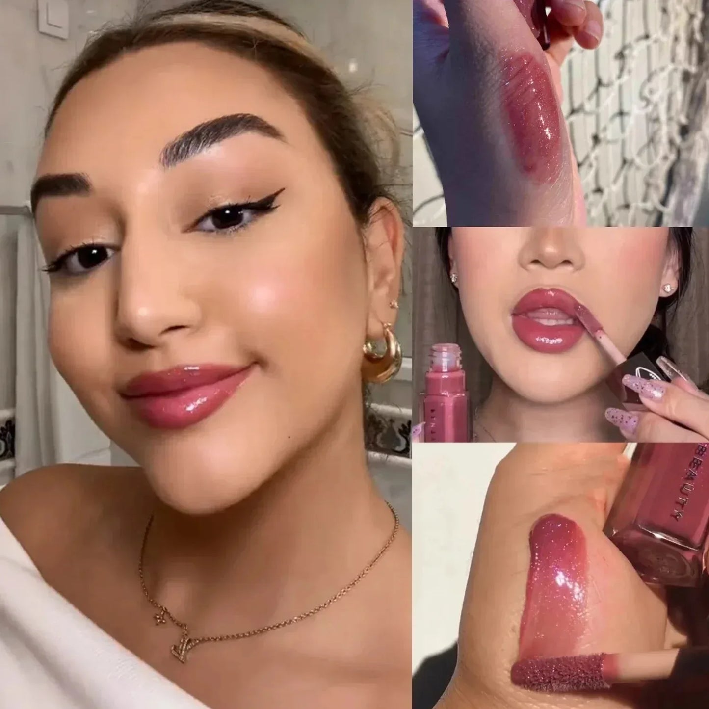Hot Sale Fenty Beauty Lip Gloss Multicolor Moisten Shine Glitter Lip Plumper Makeup Beginner Liquid Lipstick Makeup Cosmetics