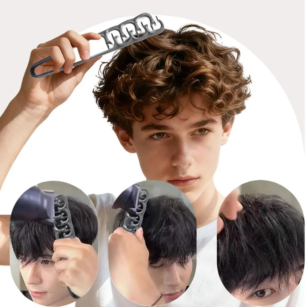 1PCS Fluffy Texture Styling Comb Fluffy Hair Root Clip Men's and Women's Styling Hair Seam Bangs Hair Comb Hairdressing Tool Set