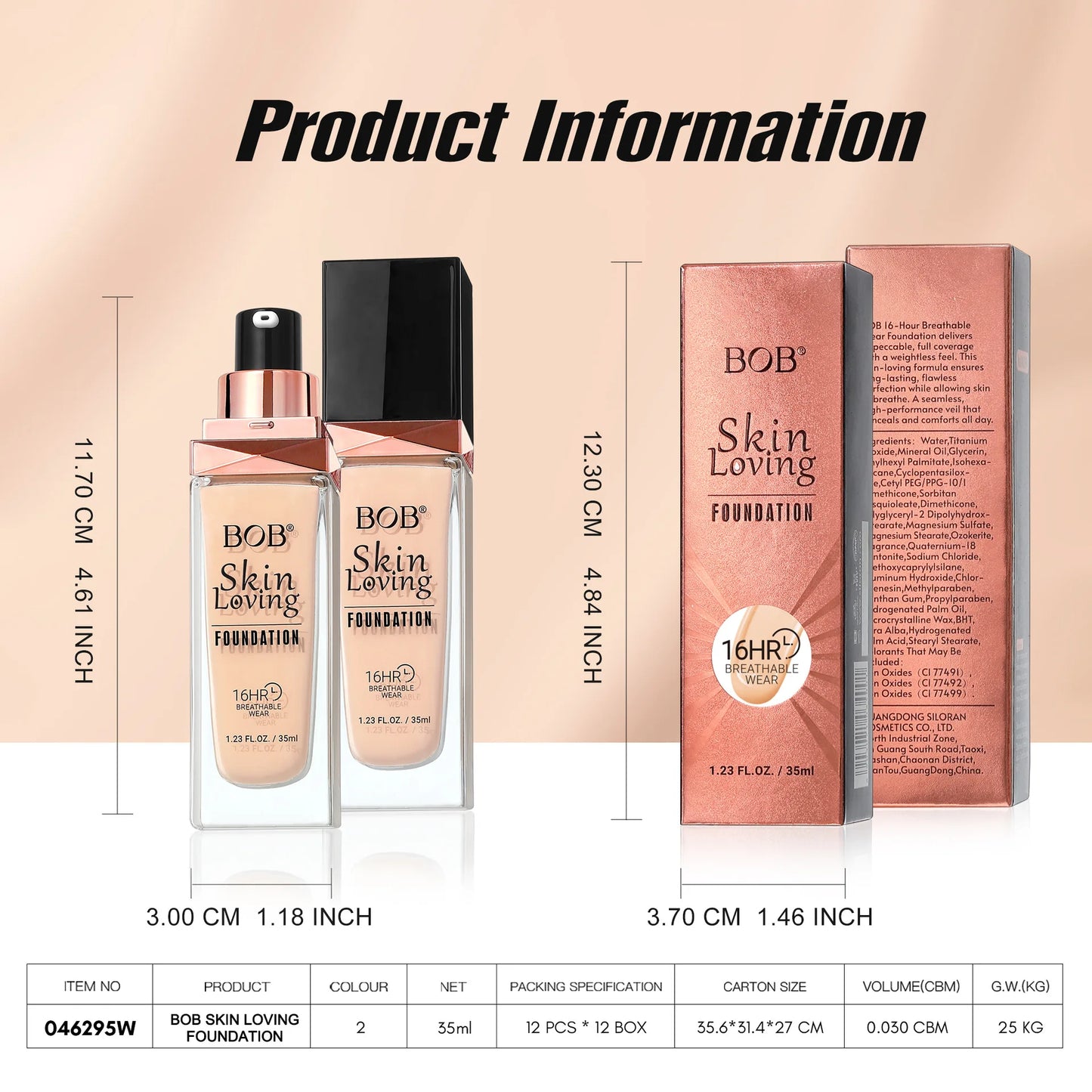 Holding Makeup Liquid Foundation, Lasting Concealer, Transparent Skin, Natural Moisturizing Foundation Make-up