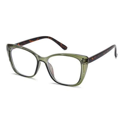 New Fashion Vintage Gradient Eyeglasses For Nearsightedness Anti Blue Light Myopia 2022 Unique Transparent Cat Eye Glasses Frame