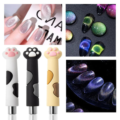 Double-Ended Magnet Rod for Cat UV Gel Varnish with Nails Art Decoration Fashion Nail Magnet Tools for Manicure Design Tools