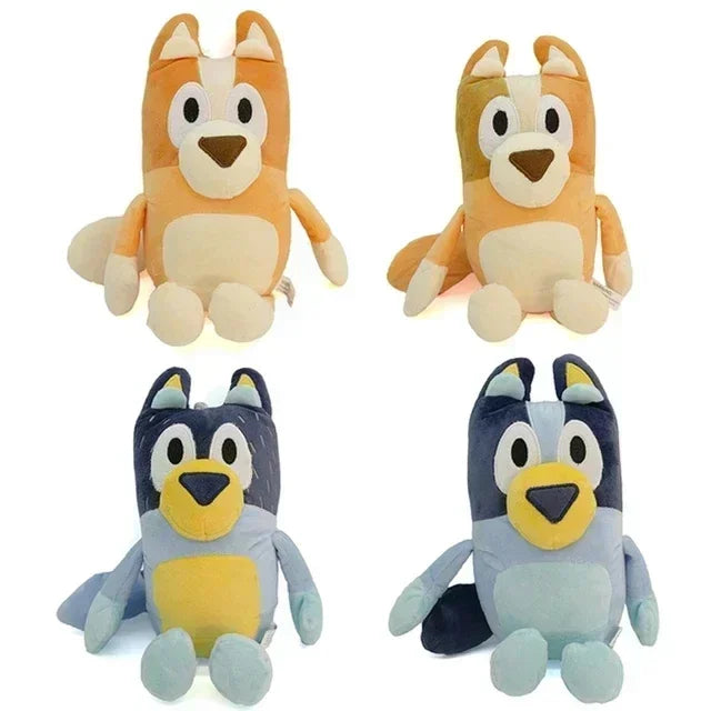 @ SALE Bluey Dog Bingo Family Plush Toy Cartoon Dog Soft Stuffed Animals Dolls Birthday Christmas Gifts Family Blue-Y Bingo