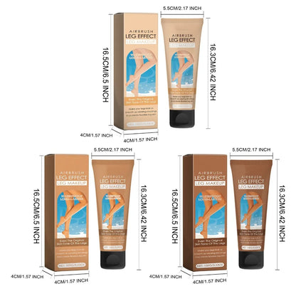 High Quality Waterproof Leg Makeup Long Lasting Anti-Transfer Liquid Foundation Even Skin Tone Body Tanning Cream Body Makeup