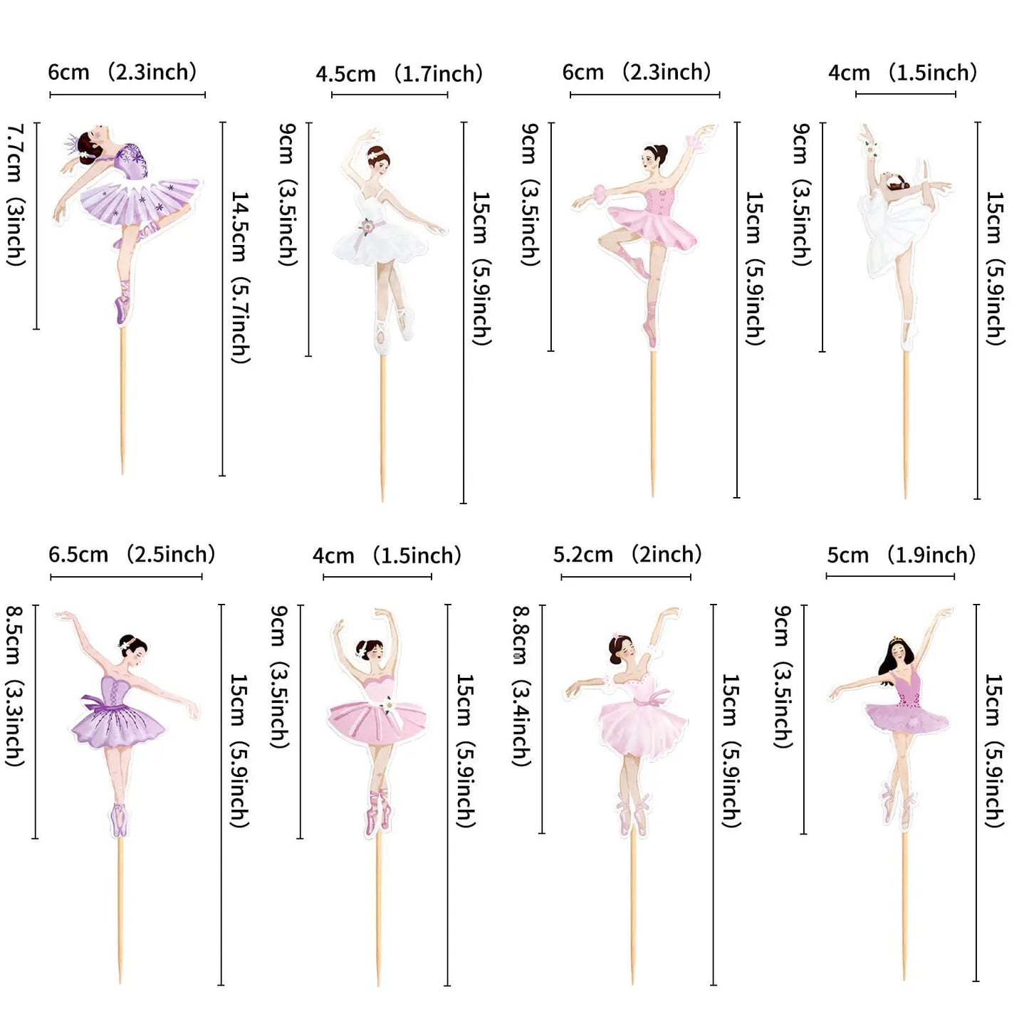 Dancing Girl Cake Decorations Ballerina Figurine Cake Topper For Girl Ballet Theme Birthday Party Decors Cake Ornament