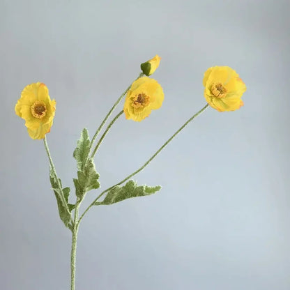 Artificial Poppy Flowers Bouquet Silk Fake Flowers For Home Garden Decor Marriage Party Wedding Decoration DIY Vase Accessories