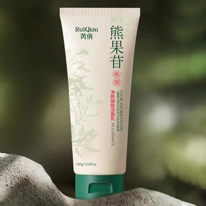 Arbutin Facial Cleanser Deep Cleaning Pore Shrinkage Care Whitening Moisturizing Face Skin Cleansing Oil Control K5Y2
