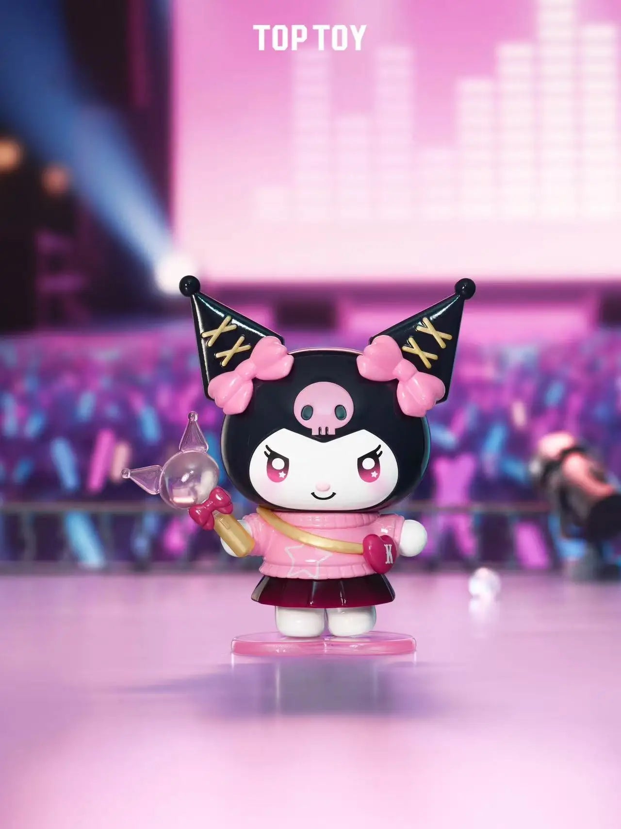 Sanrio Characters Kuromi Blind Box Sparkling Idol Series Trendy Doll Garage Kit Desktop Ornament Children Birthday Toy Gift