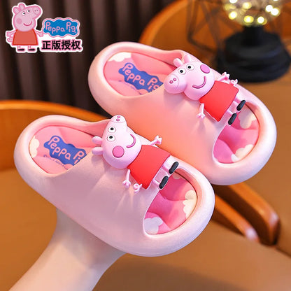 Peppa Pig Summer Girls' Sandals 2025 New style Non slip Indoor Bathing Slippers for Children at Home