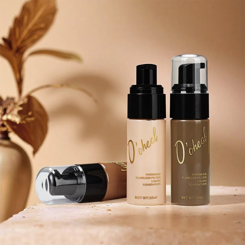 Waterproof foundation make-up concealer, long-lasting moisturizing, can build coverage and create a natural look