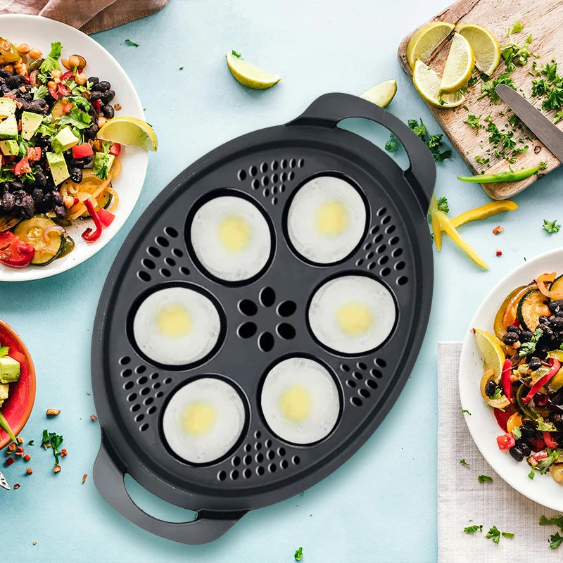 6 in1 Egg Cooker for Thermomix TM5 TM6 TM31 Eggs Poachers Steamer Bowl Mold Tray Boiling Pot Kitchen Baking Mould Cooking Tool
