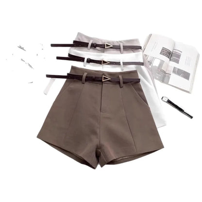 High Waist White Wide Leg Pants Women's Spring Summer New Style Suit Loose Versatile Outdoor Fashion Casual Pants