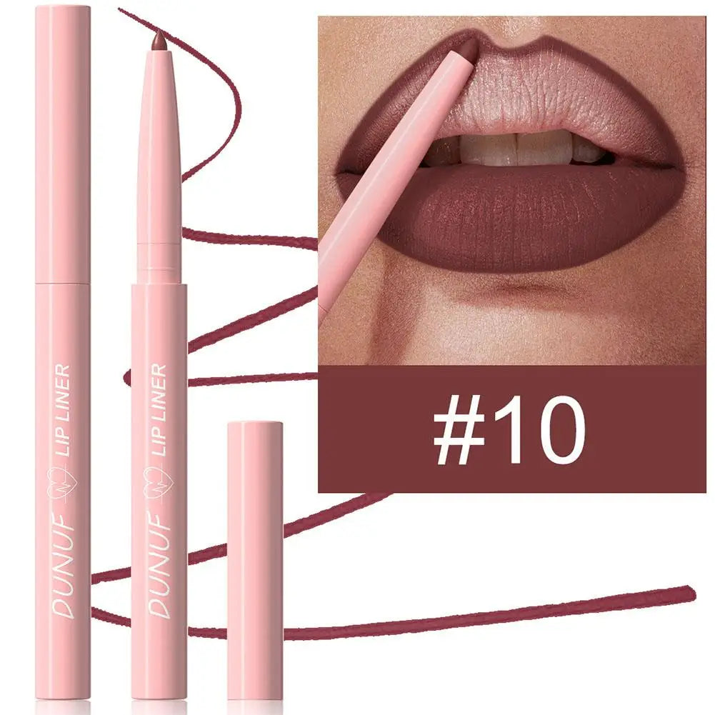 Face Secret Artist Shape Sculpt Lip Liner Pencil Set, Weightless Precise Liner with Super Soft Blendable Texture Matte 12Color