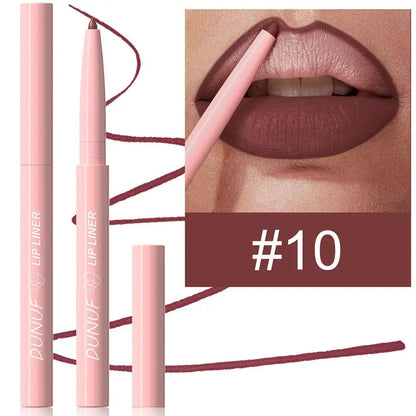 Face Secret Artist Shape Sculpt Lip Liner Pencil Set, Weightless Precise Liner with Super Soft Blendable Texture Matte 12Color