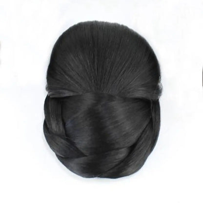 Natural Female Hair Accessories Girls Hair Extension Fake Hair Bun Hanfu Hair Chignon Braided Chignon Bride Hairpiece