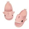 New Shark Slippers for Women Men Shoes Shark Flip Flops Beach Slides Female Home Slipper Bathroom Non-Slip Thick Sandals Couples