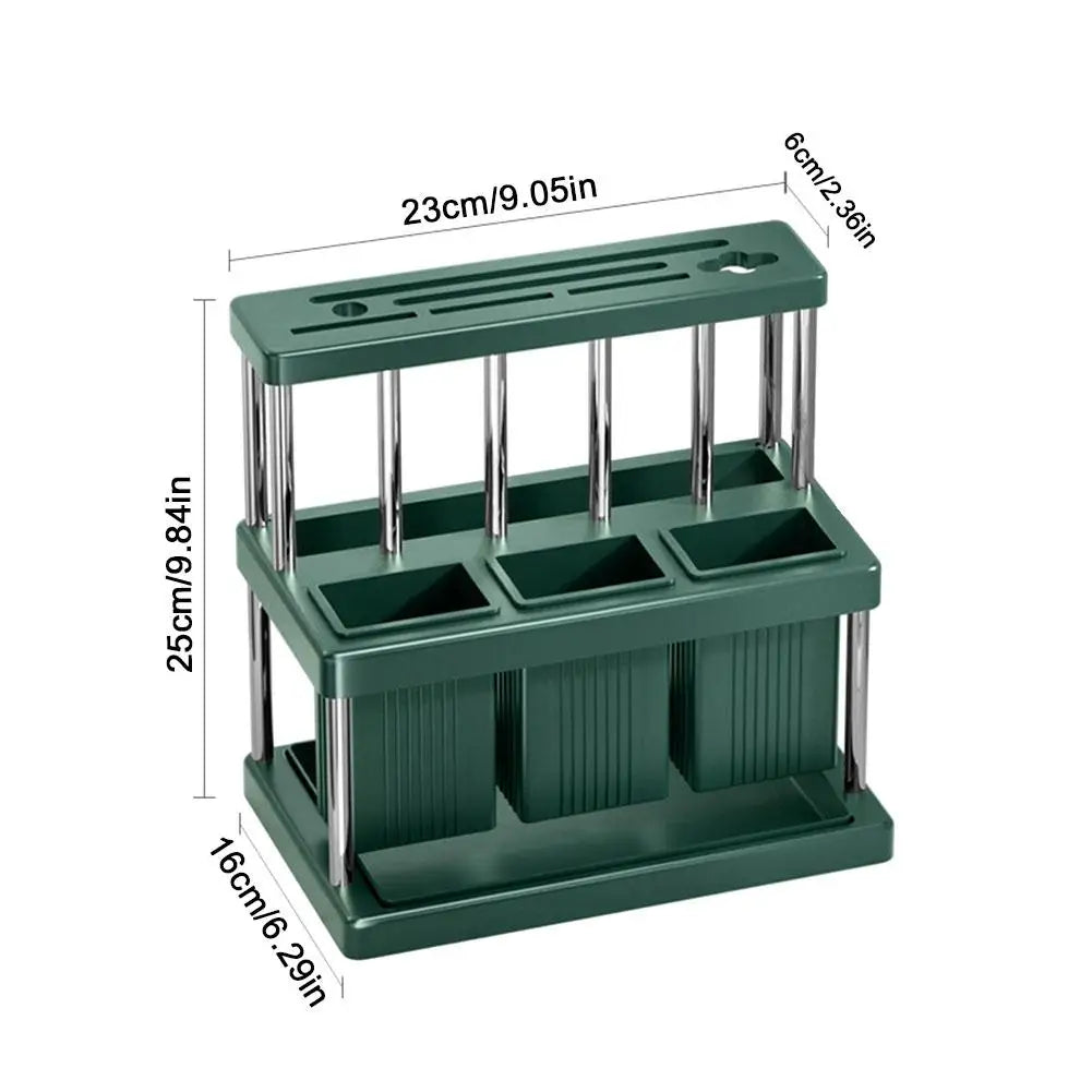 High-End Brand New Kitchen Cutlery Holder Spoon Fork Chopstick Storage Rack Utensils Organizer Kitchen Counter Top Box Rack