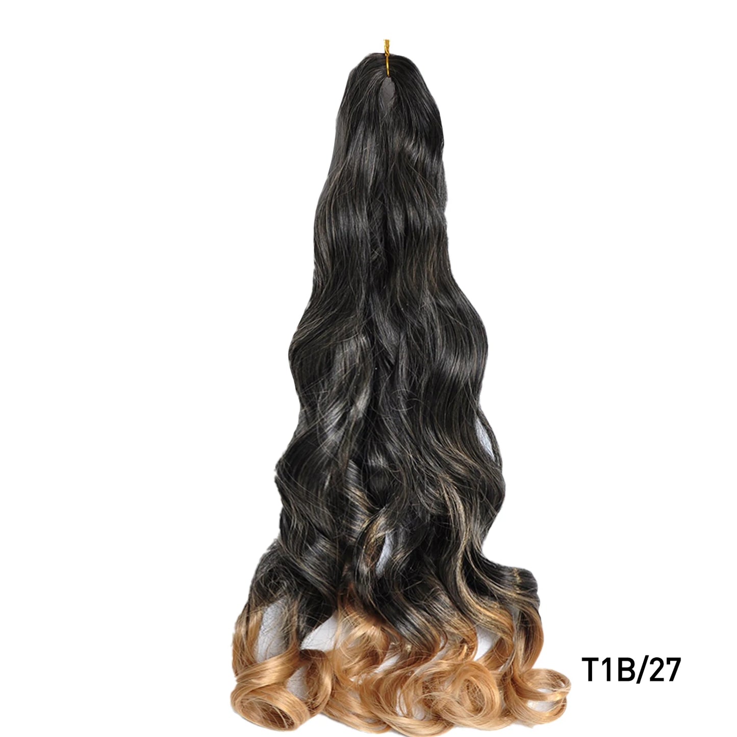 Loose Wave Spiral Curl Braids Synthetic Hair French Curls Braiding Hair Extensions High Temperature Ombre Pre Stretched Hair