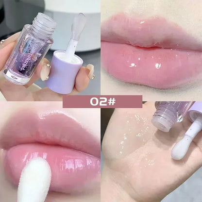 Make Up Korean Beauty Cosmetics Lip Ink Gloss Lips Moisturizer Jelly Lipstick Bright Oil Moisturizing Balm Big Lip Brush