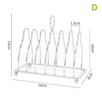 1Pcs Stainless Steel Cooking Rack Versatile Use as Toast Stand Bread Rack Baking Grid Pizza Plate Grill Pot Air Fryer Accessory