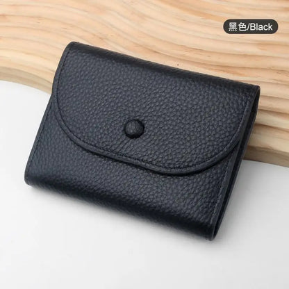 Ultra-thin Coin Purse Men's Short Mini Simple Small Wallet Women's Card Holder Coin Pouch Card Sleeve2024New