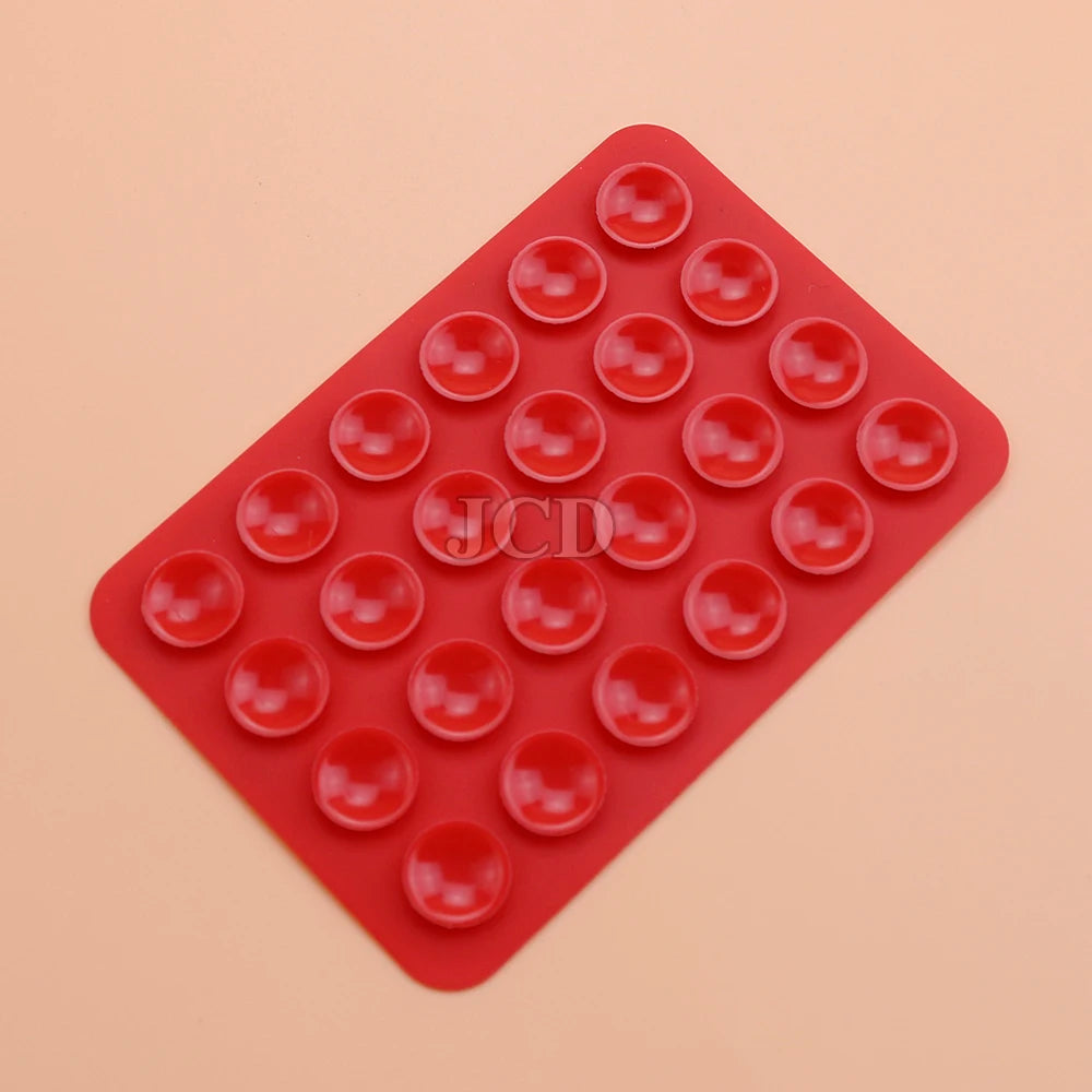 Silicone Suction Pad Back Sticker Suction Cup Phone Holder Silicone Cup Mat Smartphone Wall Stand Fixed For Glass Ceramic Tiles