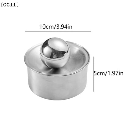 Stainless Steel Dumpling Maker Dough Presser Round Mold For Dumpling Pie Rolling Tool Quick Noodle Wrapper Baking  Gadget〔CC11〕
