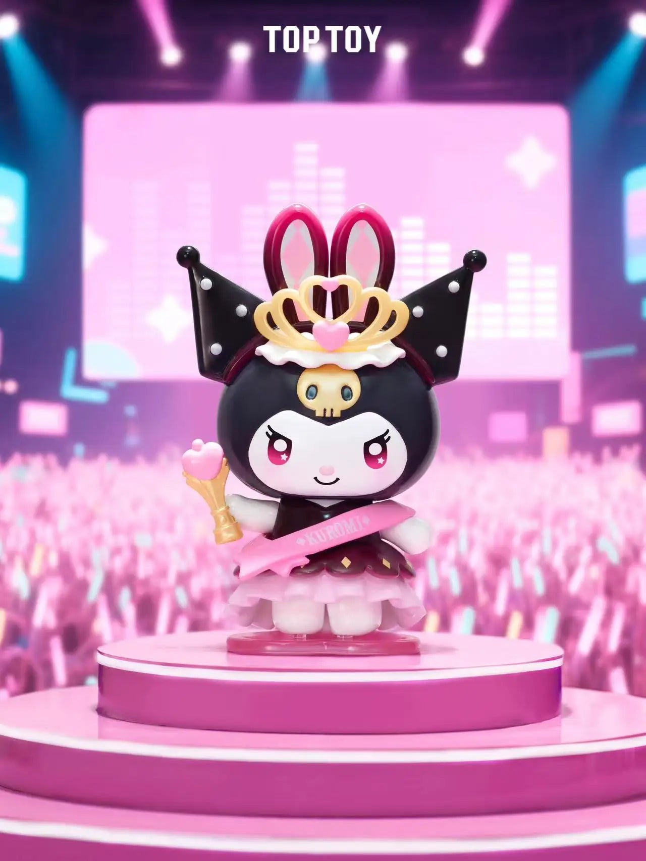 Sanrio Characters Kuromi Blind Box Sparkling Idol Series Trendy Doll Garage Kit Desktop Ornament Children Birthday Toy Gift