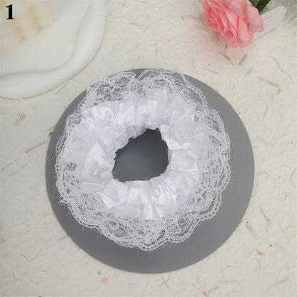 10Pcs Sweet Plush DIY Photocard Holder Handmade Material Korean Idol Photo Card Holder Lace Strips Cute Cartoon Ears Accessories