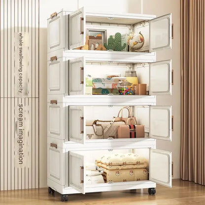 Storage Cabinet Installation Free Storage Cabinet Baby and Kidsren's Clothing Storage Box Snack Plastic Foldableing Storage Cabinet Folding Storage Cabinet Organizer