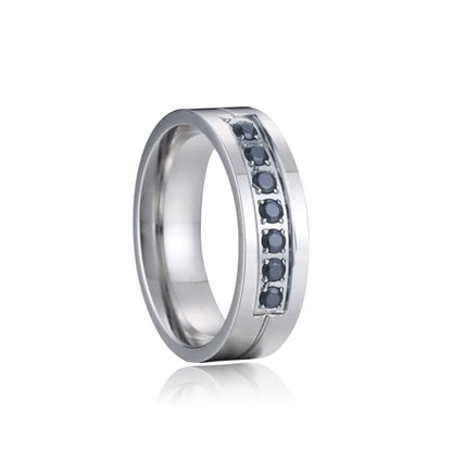 Couple Wedding Rings For Men Lover's Alliance Male Female Ringe Anniversary Stainless Steel Jewelry Ring Woman Gold Color
