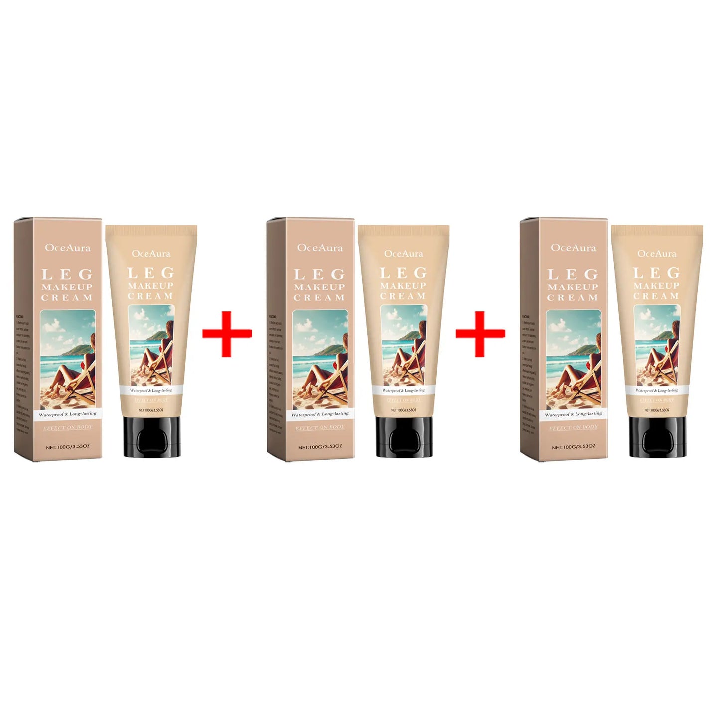 Leg Makeup Body Lotion Long-Lasting Waterproof Anti-Transfer Concealer Even Skin Tone Wheat Tan Brown Liquid Bronze Foundation