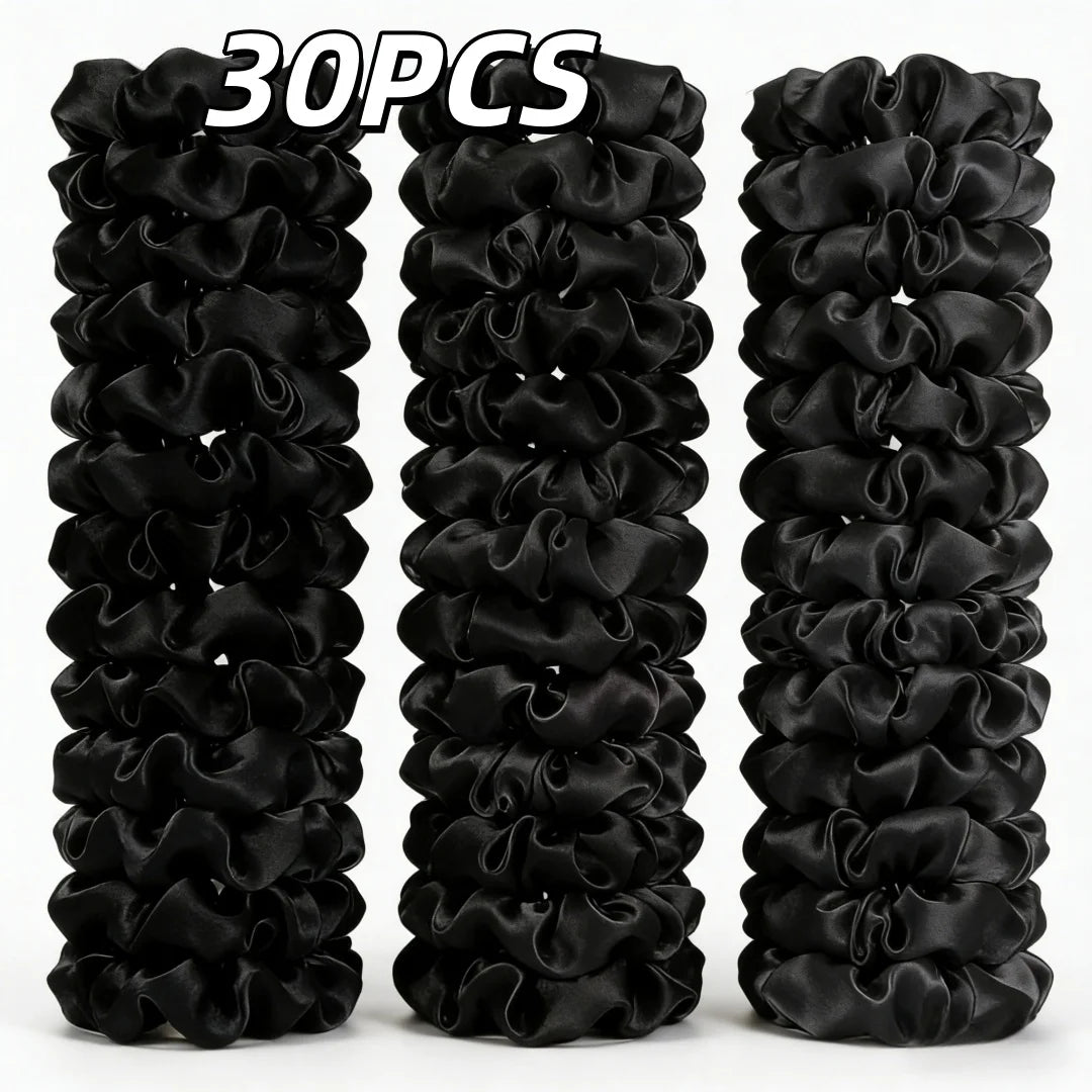 100/60/30/3/6pcs Multi Color Set Fashion Women's Small Intestine Hair ties Release scrunchies headwear scrunchy Accessories