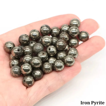 4 6 8 10mm Natural Black Tourmaline Beads Round Smooth Loose Stone Bead For Jewelry Making Diy Bracelet Necklace Accessories