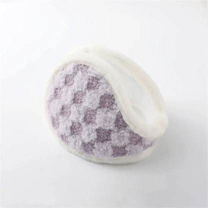 Fashion Coldproof Autumn Winter Earmuffs Thicken Warm Plush Women Men Ear Muffs Comfortable Windproof Earflap Outdoor