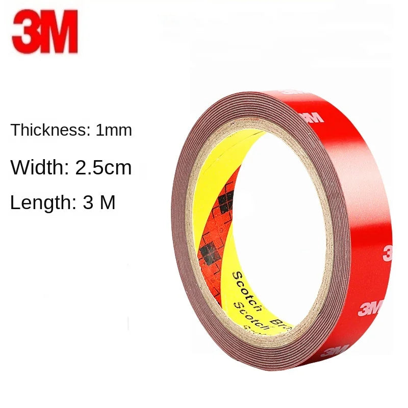 3M VHB Strong Double Sided Adhesive 3M 4229P 5-50mm Waterproof Traceless Foam Adhesive Tape For Car Home Indoor High Temperature