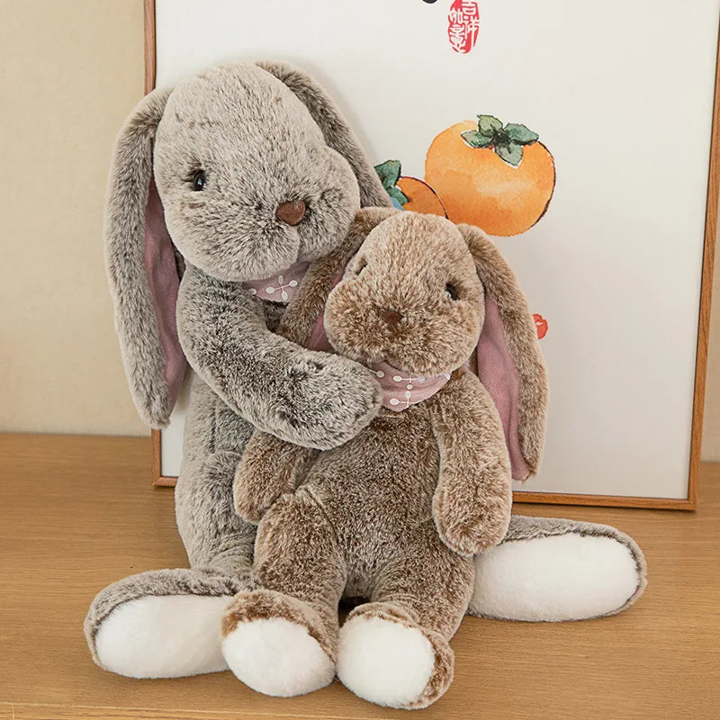 15 Styles Kawaii Soft Rabbit Cute Dolls Plush Toys Kids Stuffed Animals Baby Long Ear Bunny Sleeping Plushie Toy Birthday Gift
