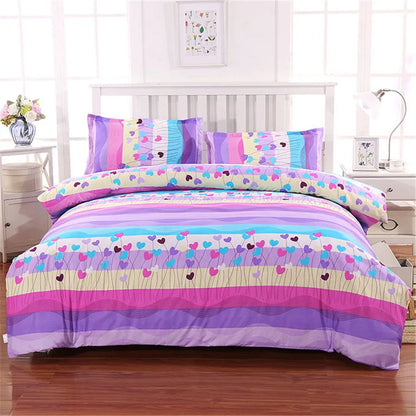 Multi-size Sheet Duvet Cover Pillowcase  Home Textile Bedding Single Piece Bedding Single Person Double Quilt Cover