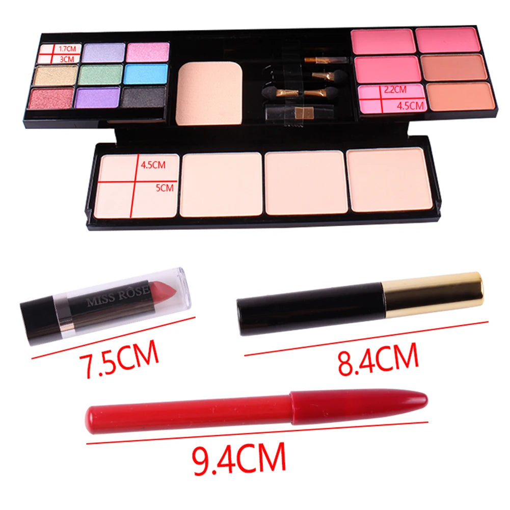 Multi-function Comestic Kit All-in-one Eyeshadow Makeup Brushes Lipstick Make Up Set Palette Case Professional Makeup Artist Box