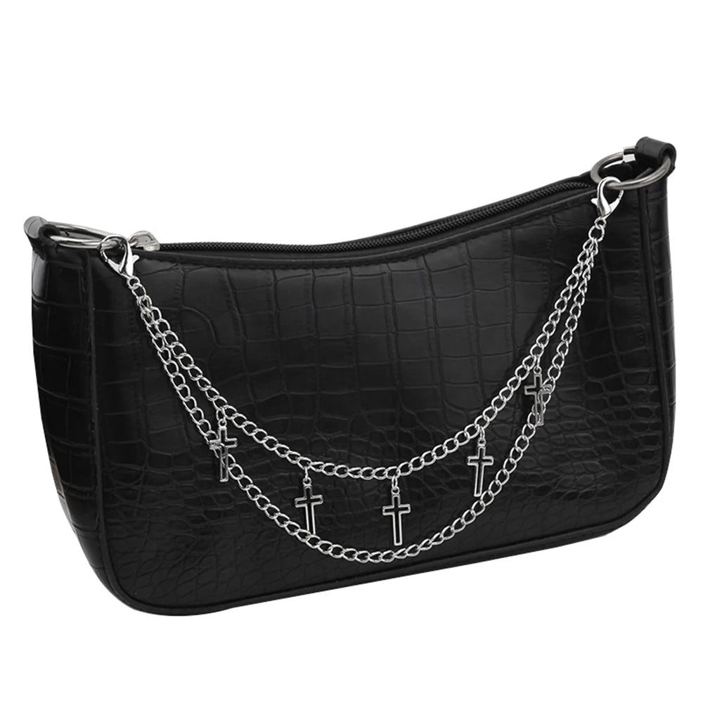 Bag Decoration Metal Chain Strap Pants Clothing Chain Shoulder Bags Chain Bag Handle Pendant With Lobster Buckle Multi-layer DIY