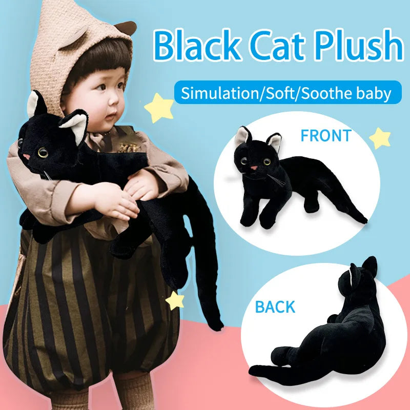 Simulation cat doll party models kitten plush toys home furnishings simulation cat