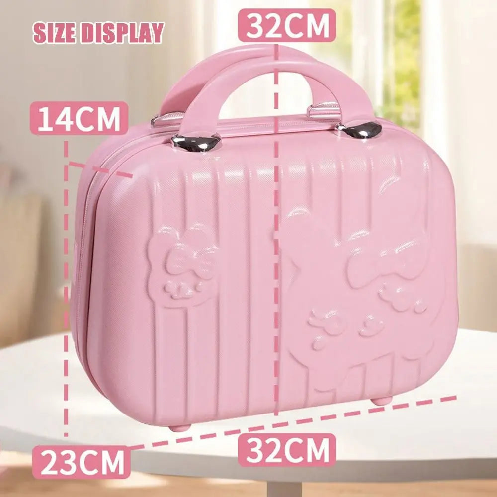 Cute Study Stationery Set Stickers Sharpener Creative Pen Bag Notebook Large Capacity Suitcase Stationery Gift Pack Students