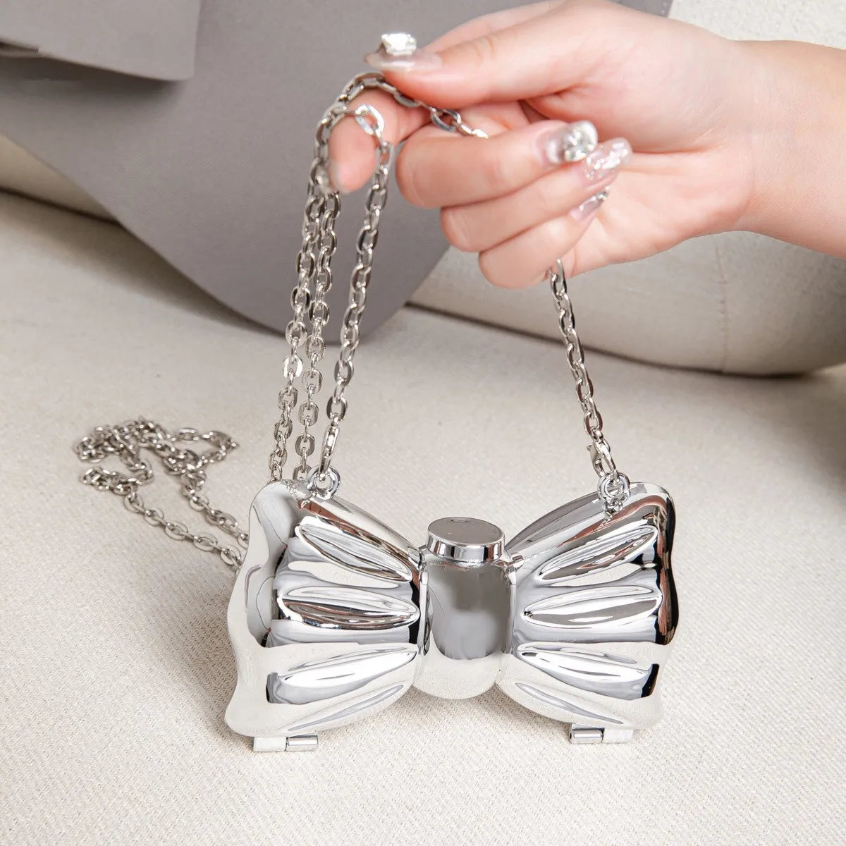 Golden Evening Bag Purses and Handbags Luxury Designer shoulder bags funny shape Party Wedding Round Acrylic Shiny Clutch purse