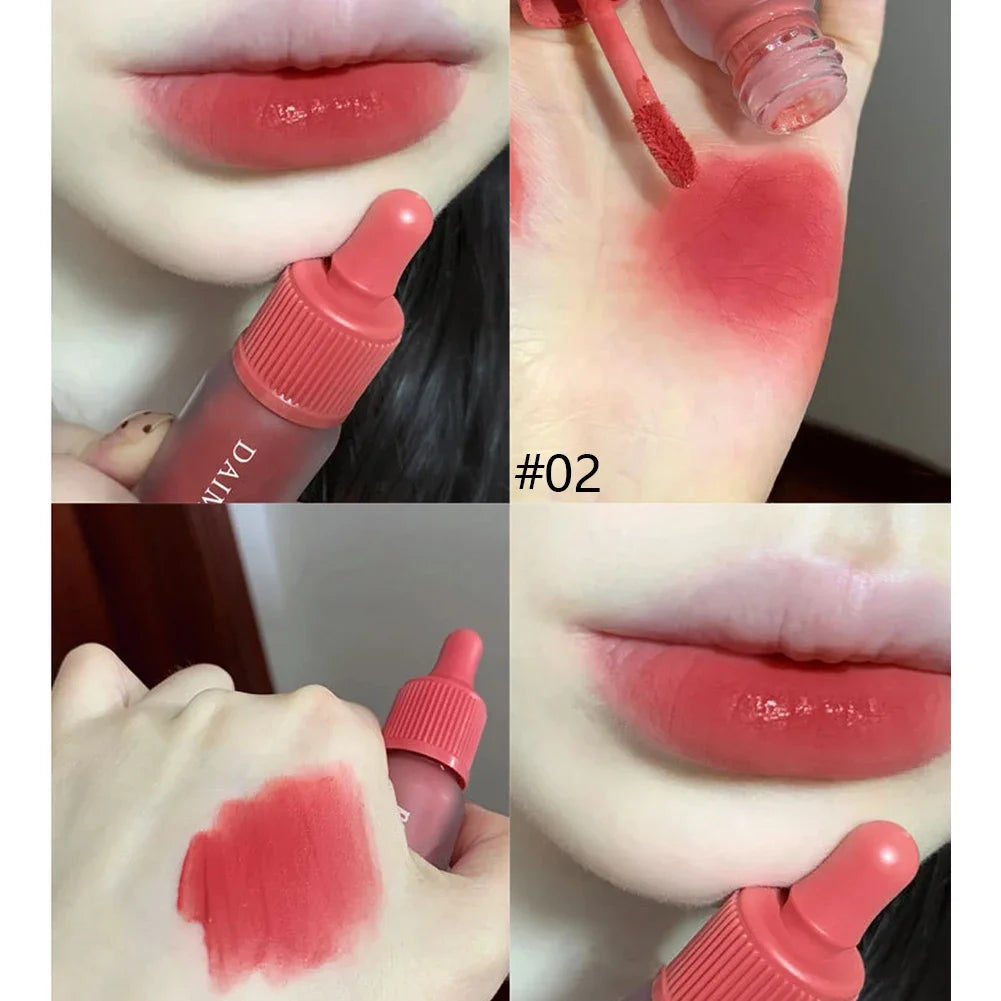 New Milk Tube Mirror Lip Glaze Water Light Glass Lip Gloss Pink Bean Paste Mirror Lipstick Moisturizing Sexy Red Lip Tint Makeup