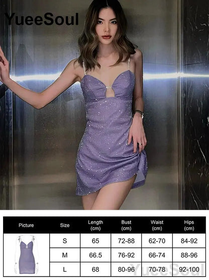 Blue Mini Dress Summer Sleeveless Slim Sexy Women Dresses 2025 New Sweet Cute Evening Party Casual High Street Y2K Dress
