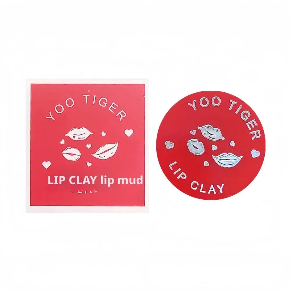 Lip Mud Lip Gloss - Jelly Jar Lip Mud Lip Gloss Long-lasting Matte Mist, Waterproof Non-Stick Cup, Women's Lipstic Makeup Tool