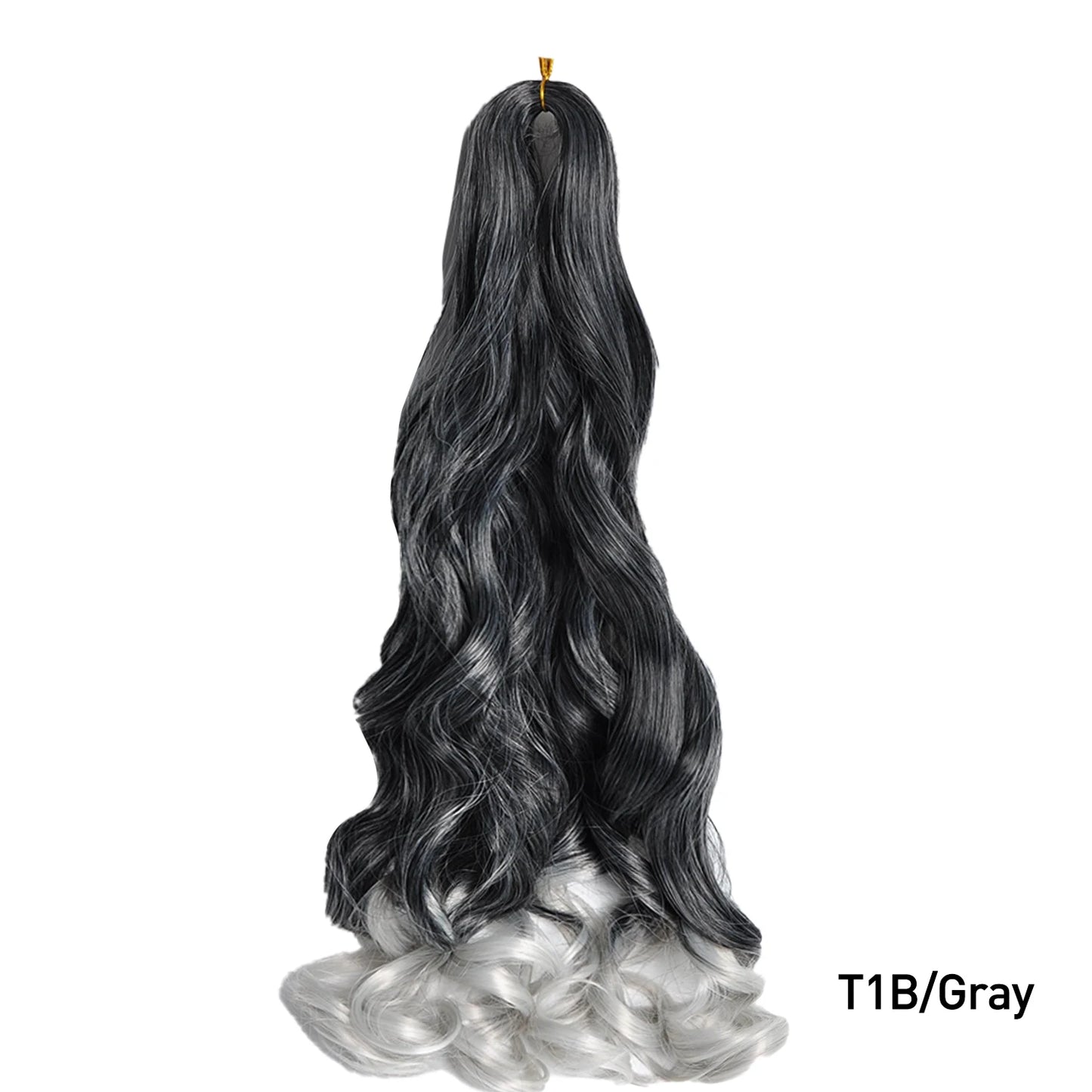 Loose Wave Spiral Curl Braids Synthetic Hair French Curls Braiding Hair Extensions High Temperature Ombre Pre Stretched Hair
