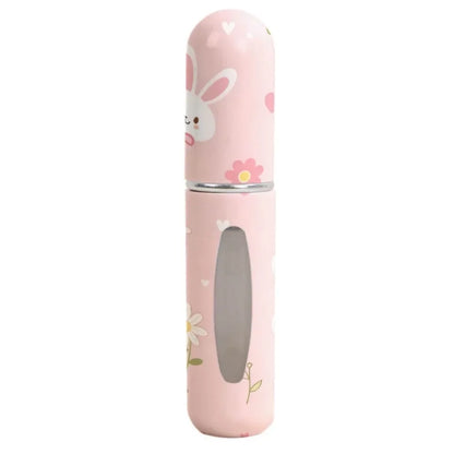 5ml Mini Perfume Bottle Essential Oil Alcohol Spray Atomizer Bottle Spray Rotating Bottle Refillable Empty Cosmetic Containers