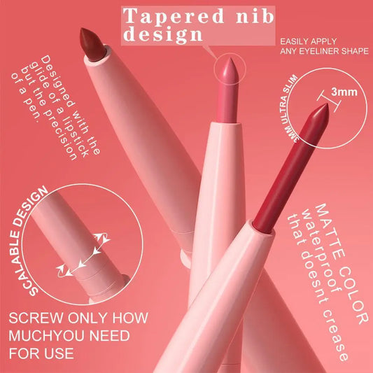 Face Secret Artist Shape Sculpt Lip Liner Pencil Set, Weightless Precise Liner with Super Soft Blendable Texture Matte 12Color