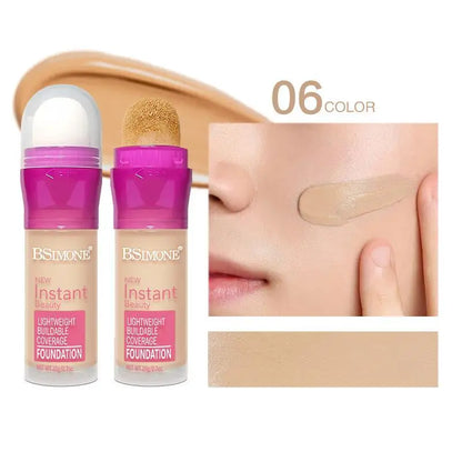 1Pc BSIMONE Matte Liquid Foundation Sponge Applicator – Oil-Control, Long-Lasting, Waterproof BB Cream For Brightening